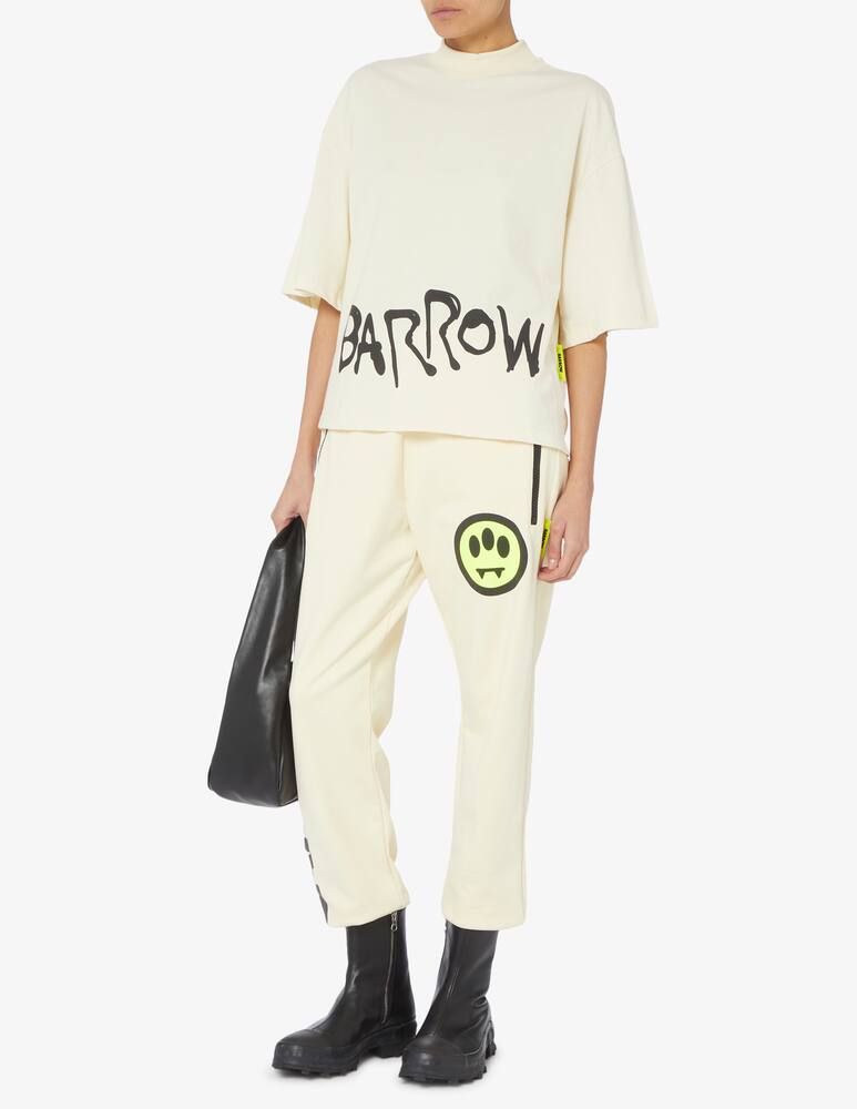 rinascente Barrow Cropped t-shirt bear - White