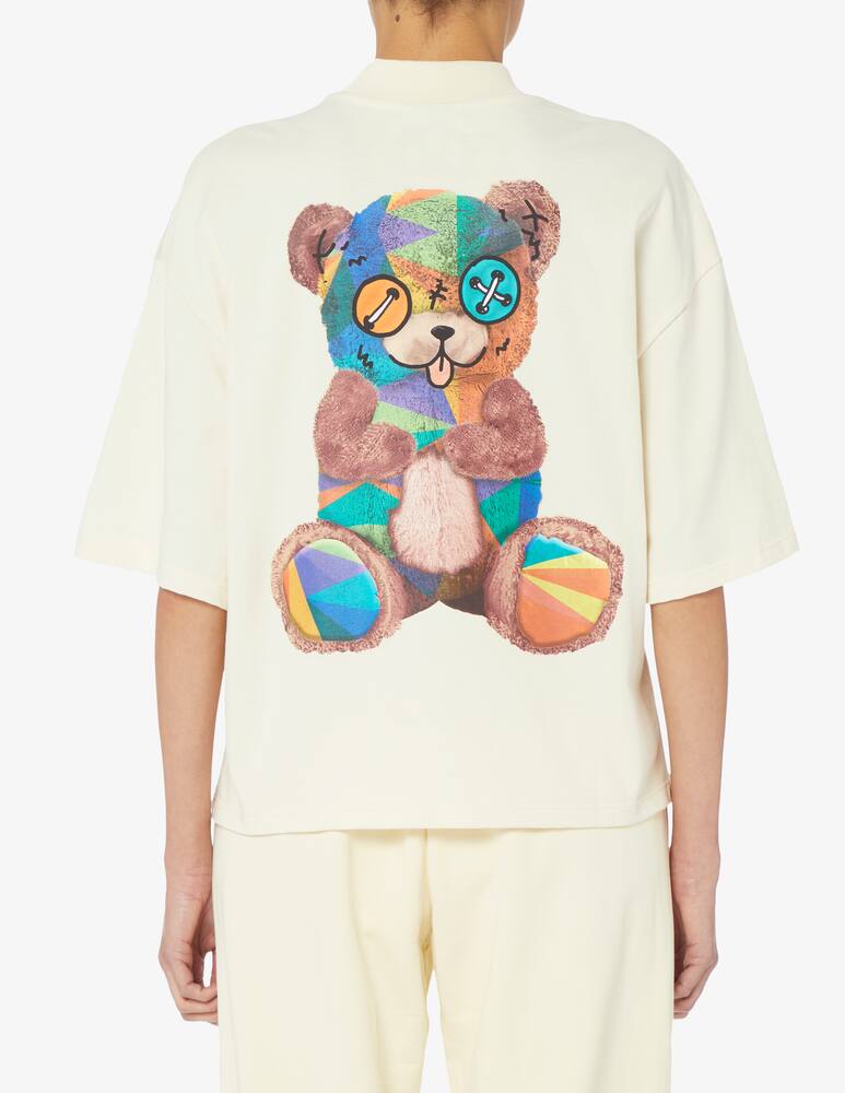rinascente Barrow Cropped t-shirt bear - White