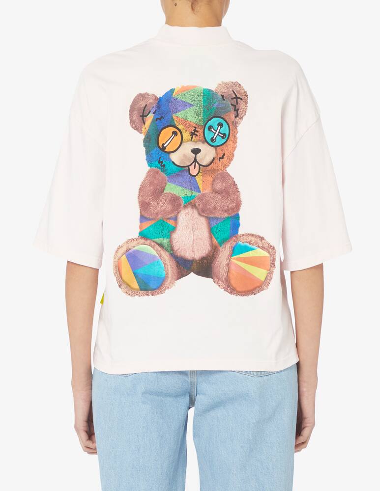 rinascente Barrow Cropped t-shirt bear - White