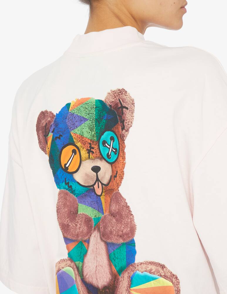 rinascente Barrow Cropped t-shirt bear - White