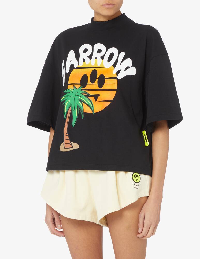 rinascente Barrow Maglietta tropicale - Nero
