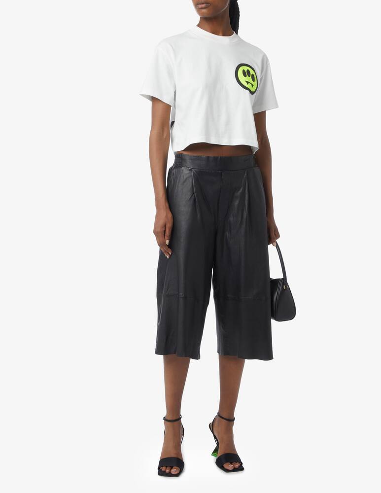 rinascente Barrow Cropped cotton T-shirt