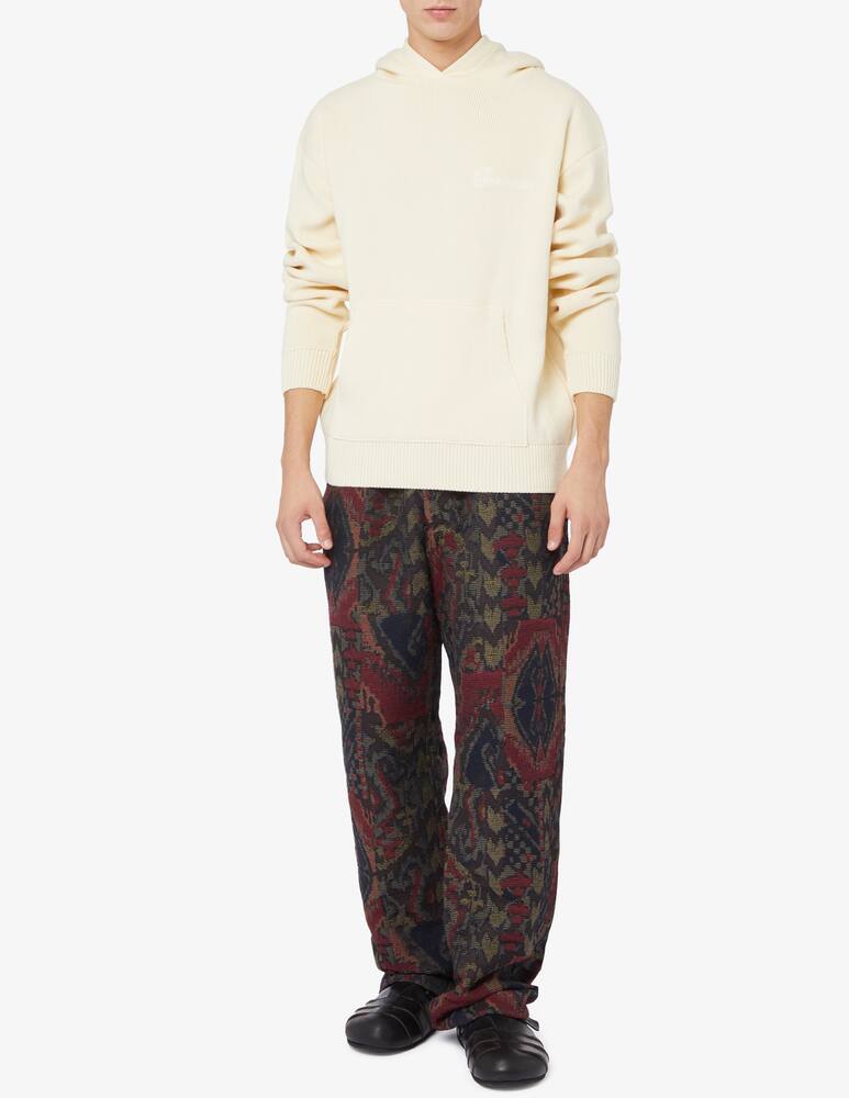 rinascente Garment Workshop Logo knitted hoodie