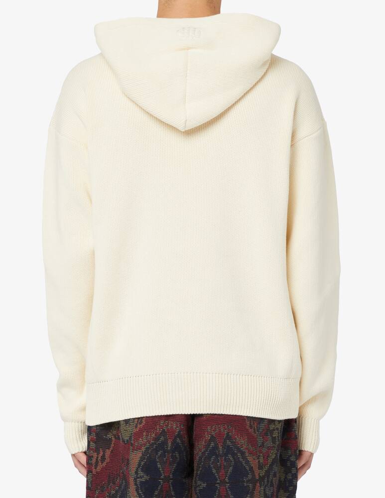 rinascente Garment Workshop Logo knitted hoodie