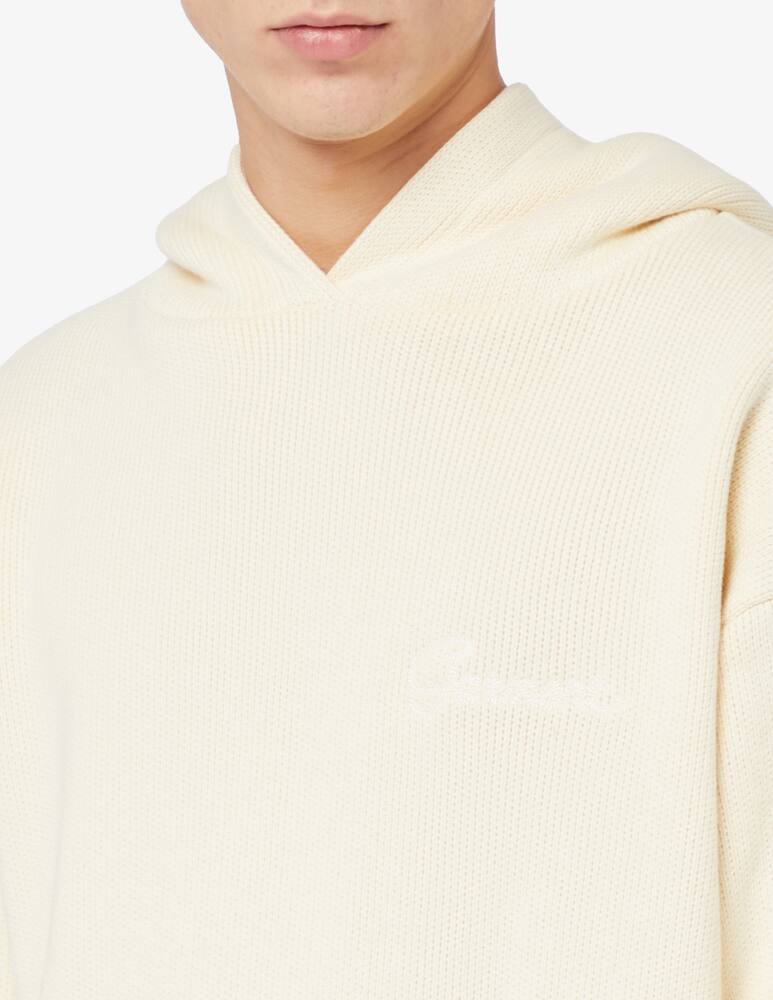 rinascente Garment Workshop Logo knitted hoodie