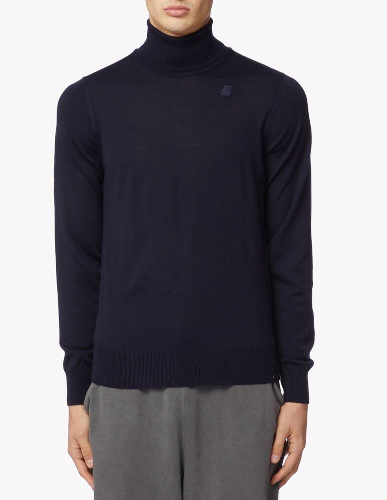 rinascente K-Way Maglia collo alto henry in lana                   