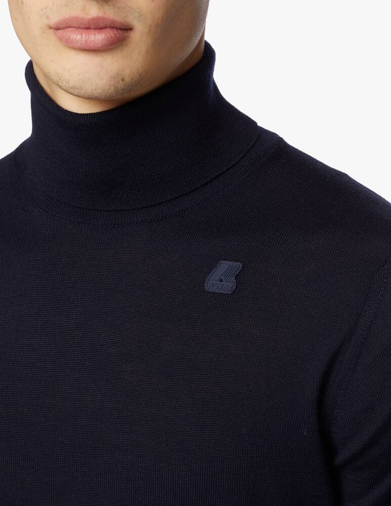 rinascente K-Way Maglia collo alto henry in lana                   