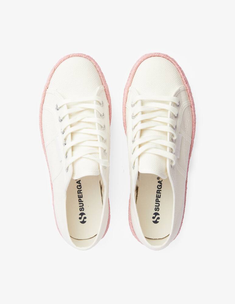 rinascente Superga 2790 wedge cotton low-top sneakers - white