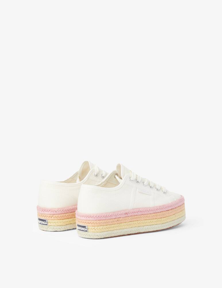 rinascente Superga 2790 wedge cotton low-top sneakers - white