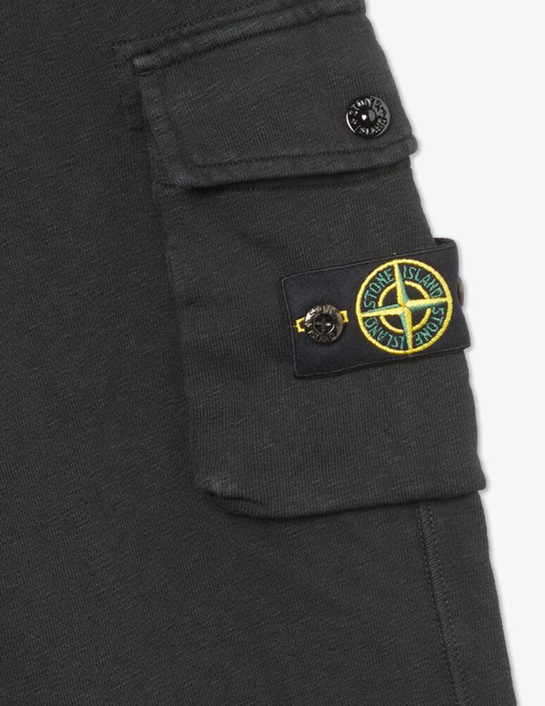 rinascente Stone Island Junior Cotton fleece pants - Black