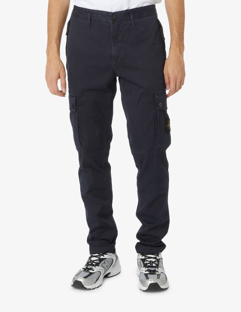 rinascente Stone Island Pantalone cargo twill - Blu