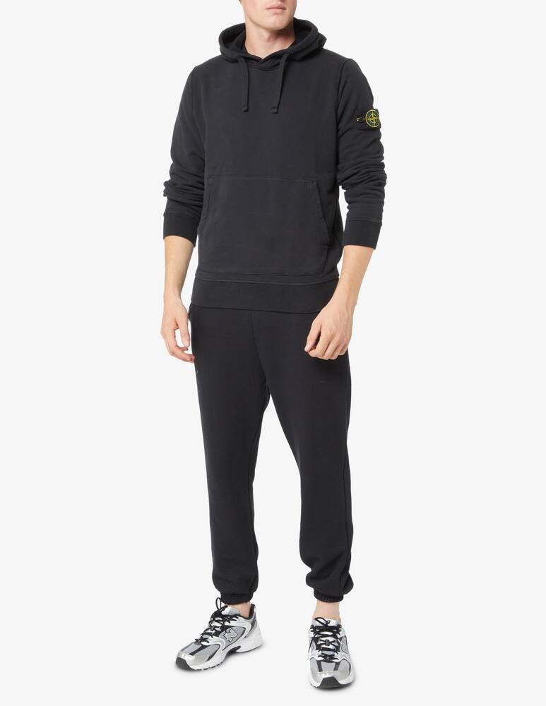 rinascente Stone Island Kangaroo hoodie - Black