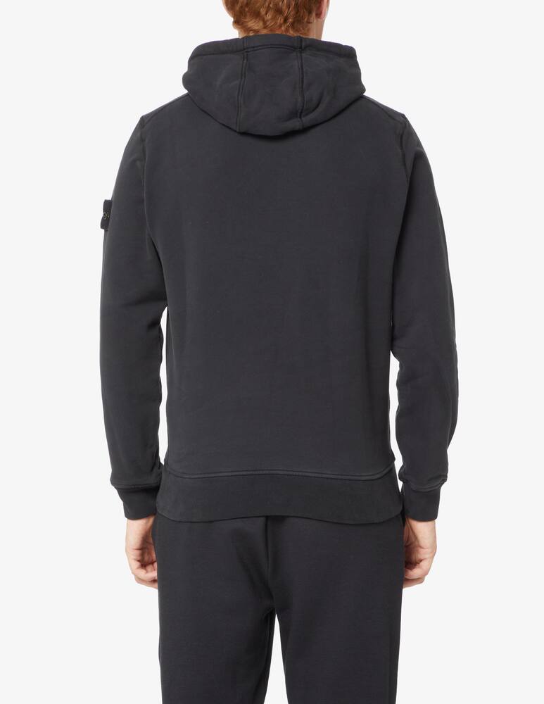 rinascente Stone Island Kangaroo hoodie - Black