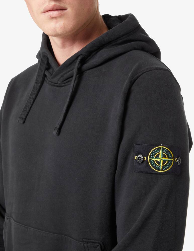 rinascente Stone Island Kangaroo hoodie - Black