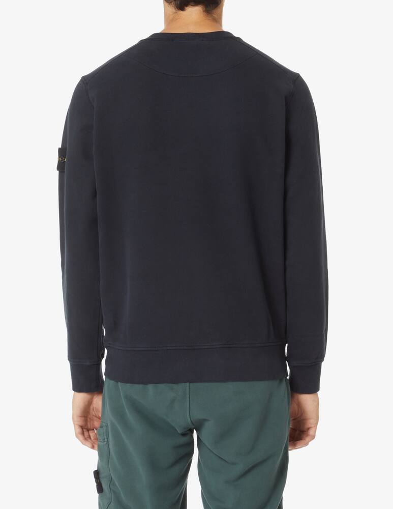 rinascente Stone Island Cotton roundneck sweatshirt - Blue