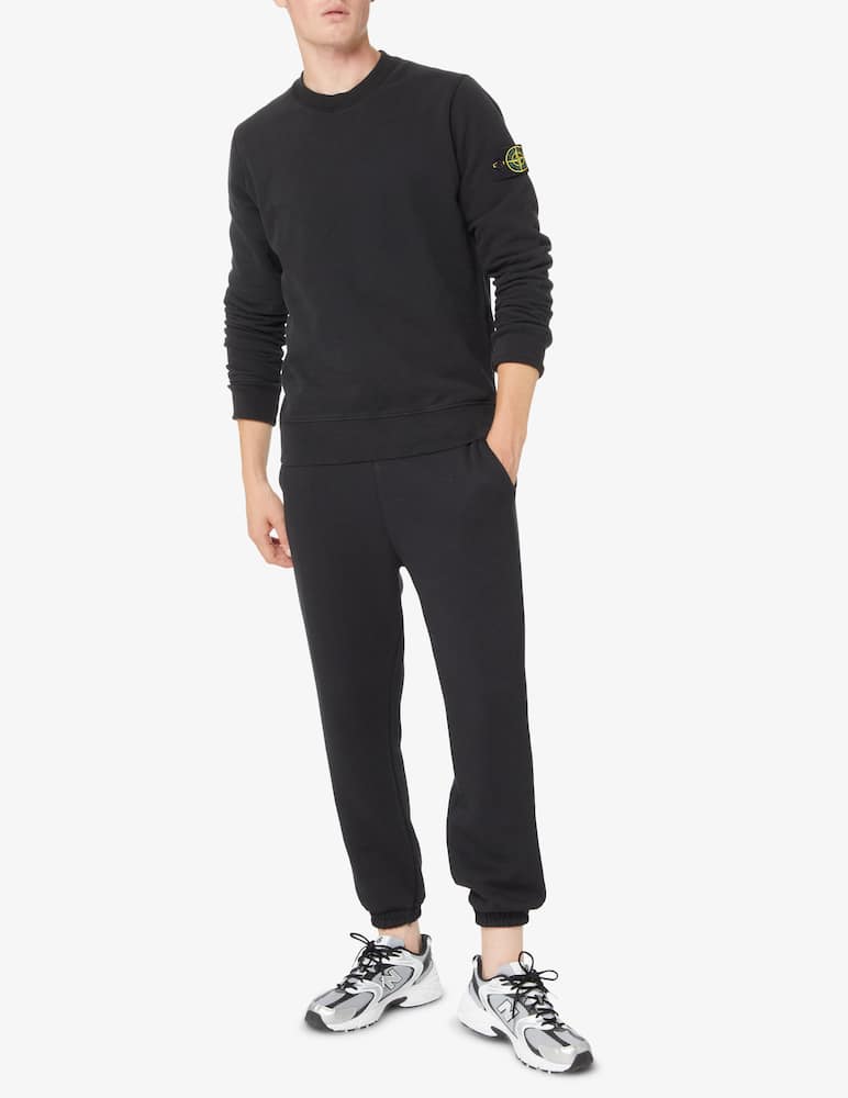 rinascente Stone Island Cotton roundneck sweatshirt - Black