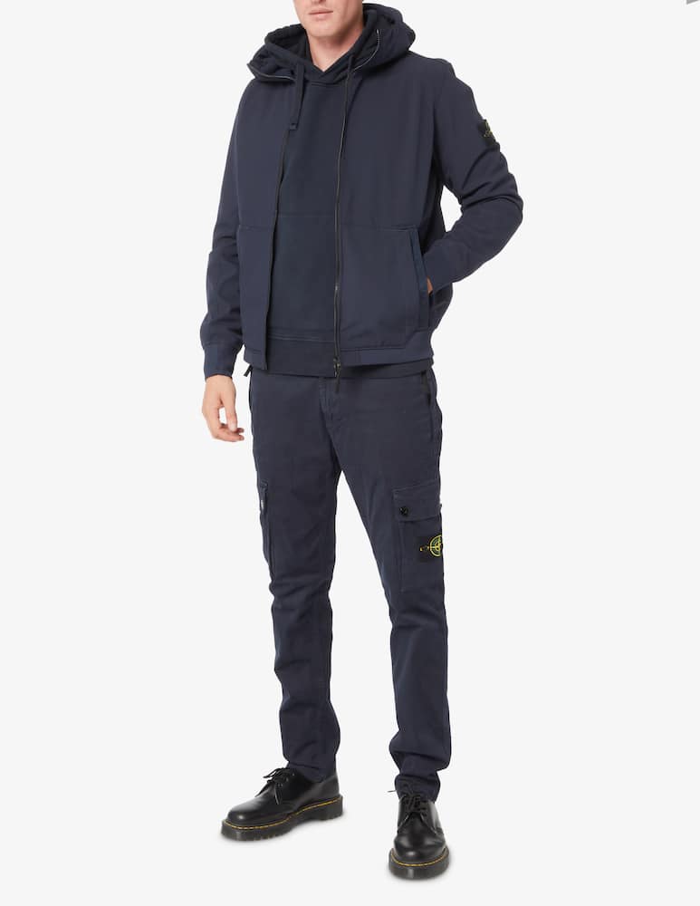 rinascente Stone Island Giacca softshell in micropile - Blu