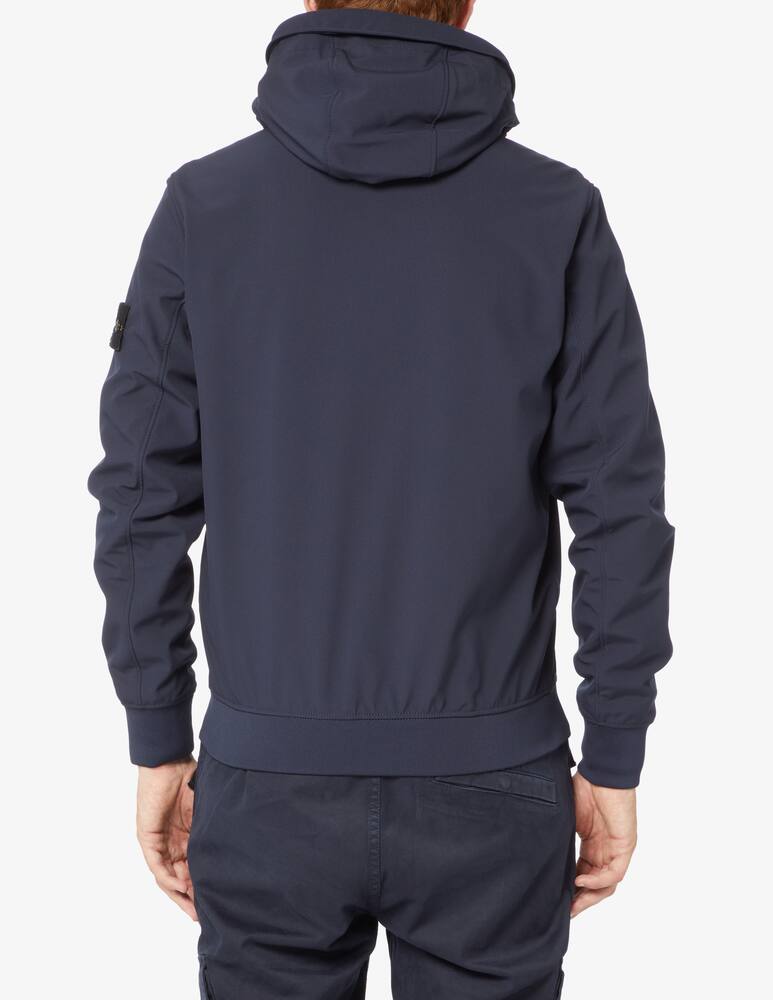 rinascente Stone Island Giacca softshell in micropile - Blu