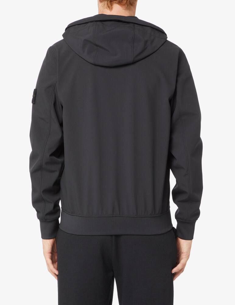 rinascente Stone Island Micro pile softshell  - Nero