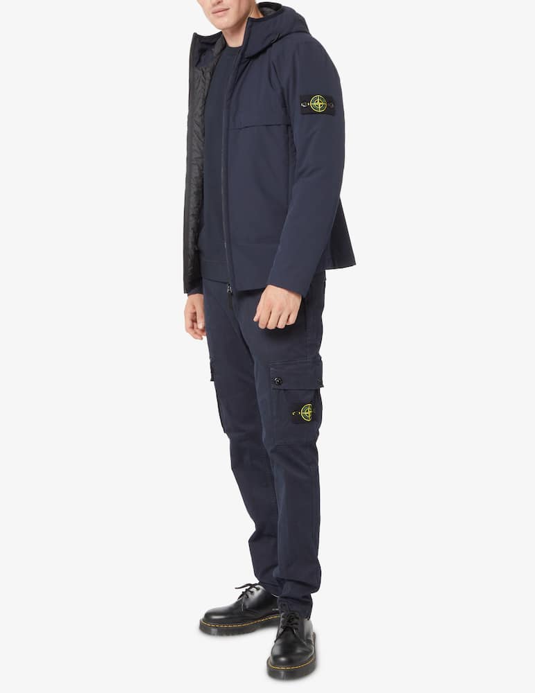 rinascente Stone Island Softshell primaloft jacket - Blue