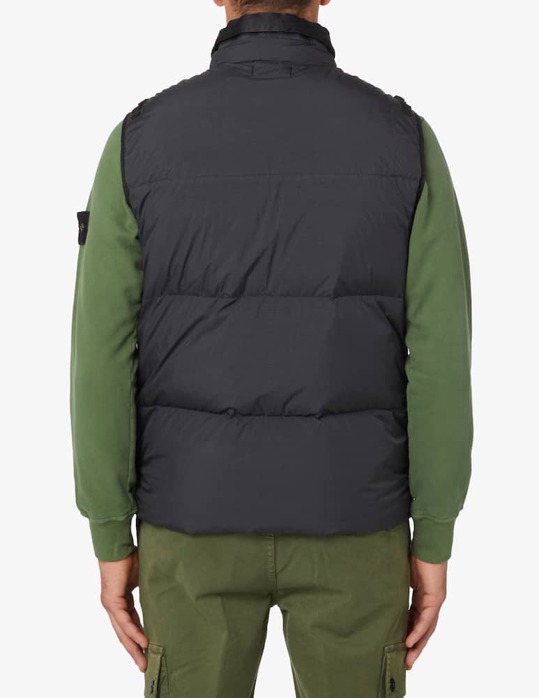 rinascente Stone Island Crinckle vest - Green