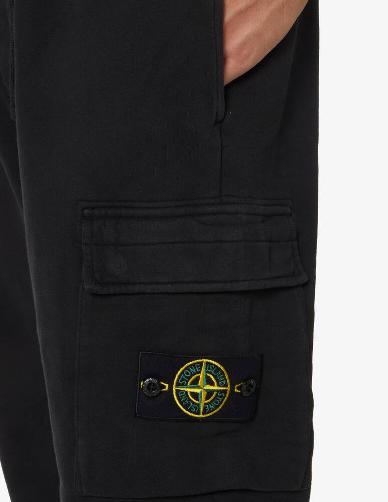 rinascente Stone Island Pantalone cargo twill - Nero