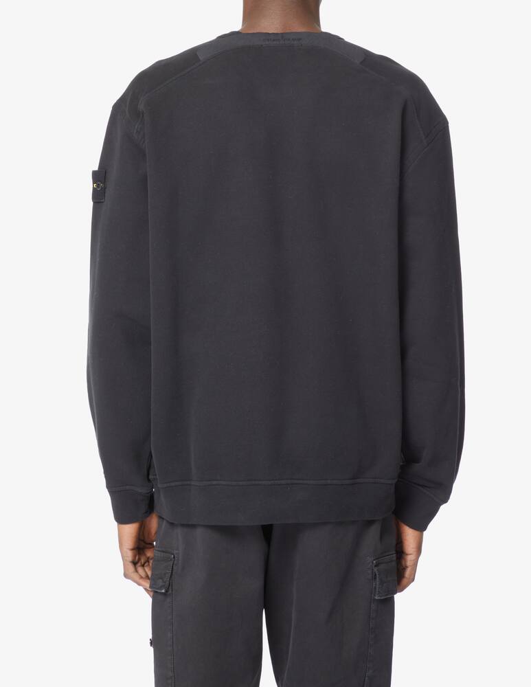 rinascente Stone Island Felpa girocollo con logo retro new - Nero