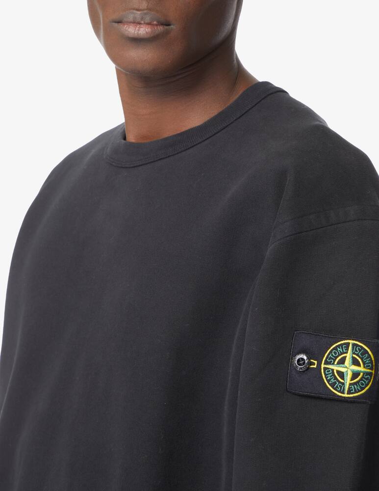 rinascente Stone Island Felpa girocollo con logo retro new - Nero