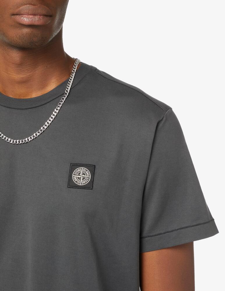 rinascente Stone Island Maglietta manica corta con patch - Grigio