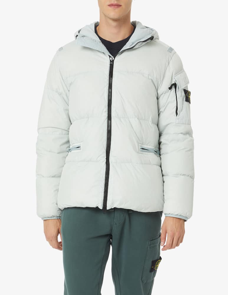 Stone Island Piumino crinkle - Grigio - immagine 1 Stone Island Piumino crinkle - Grigio - immagine 1