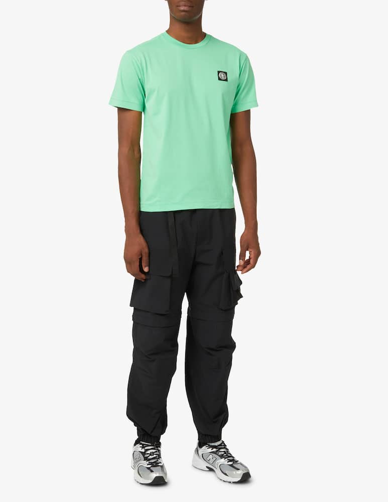 rinascente Stone Island Maglietta manica corta con patch - Verde