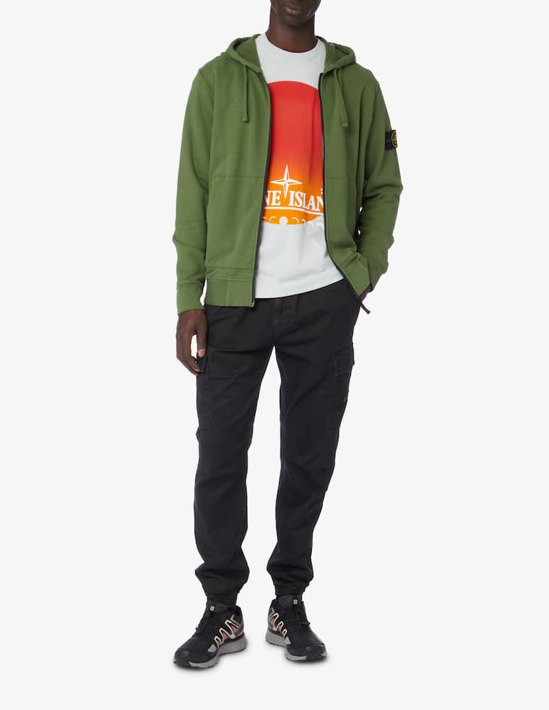 rinascente Stone Island Fzip hoodie - Green