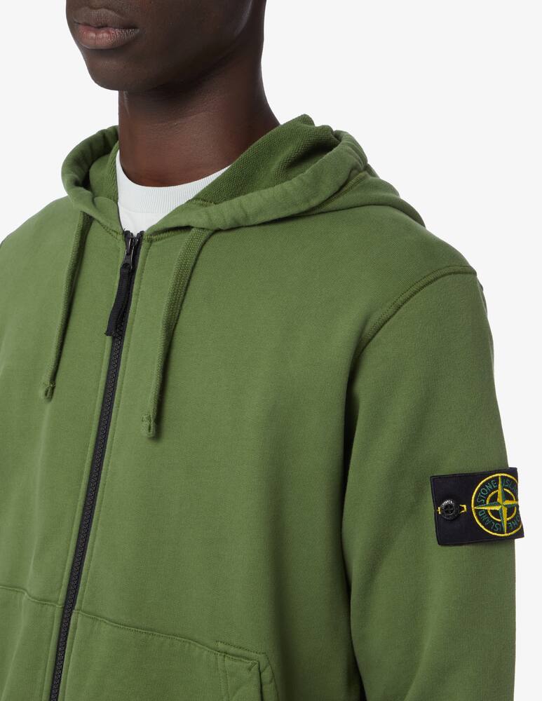 rinascente Stone Island Fzip hoodie - Green