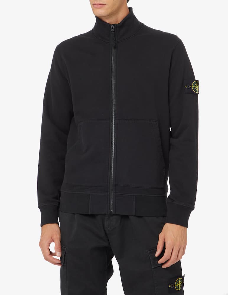 Stone Island Fzip sweatshirt - Black - picture 1 Stone Island Fzip sweatshirt - Black - picture 1