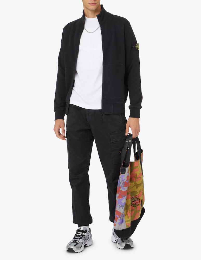 Stone Island Fzip sweatshirt - Black - picture 2 Stone Island Fzip sweatshirt - Black - picture 2