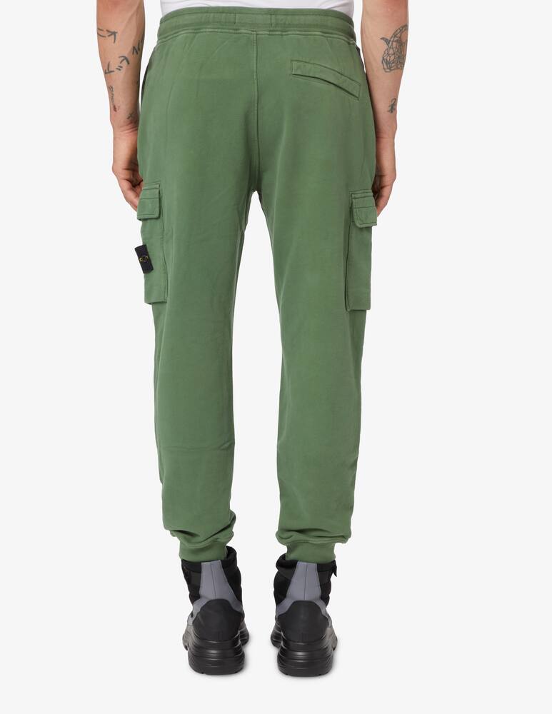 rinascente Stone Island Pantalone cargo in felpa  - Verde