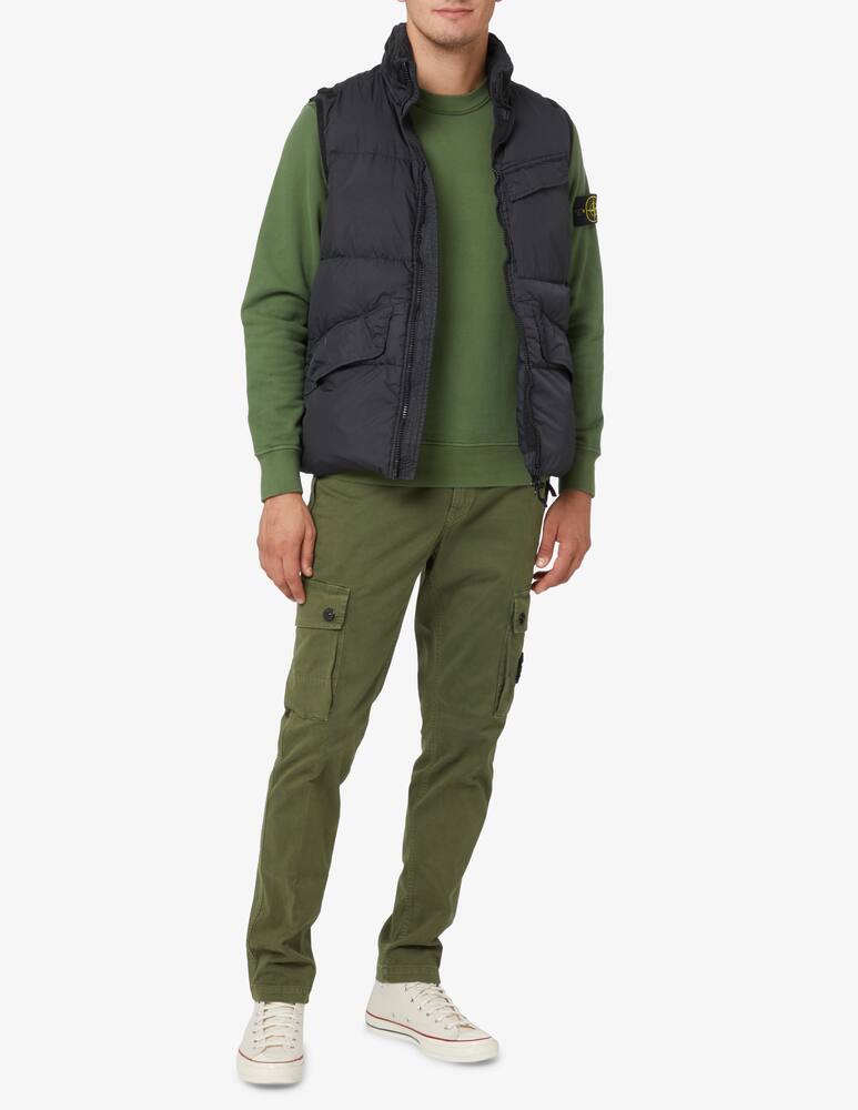 rinascente Stone Island Cotton roundneck sweatshirt - Olive