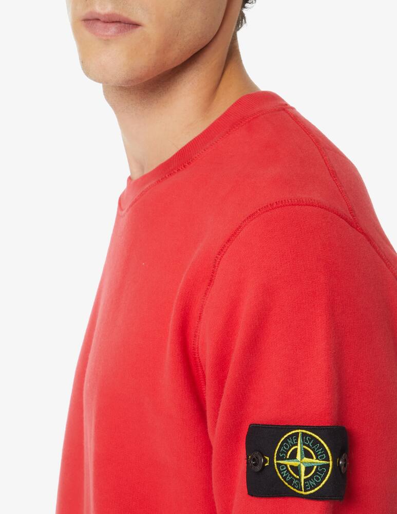 rinascente Stone Island Felpa girocollo in cotone - Rosso