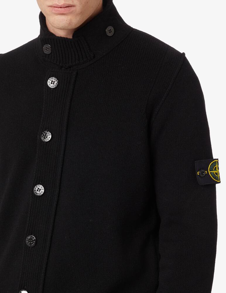 rinascente Stone Island Lambswool cardigan - Black