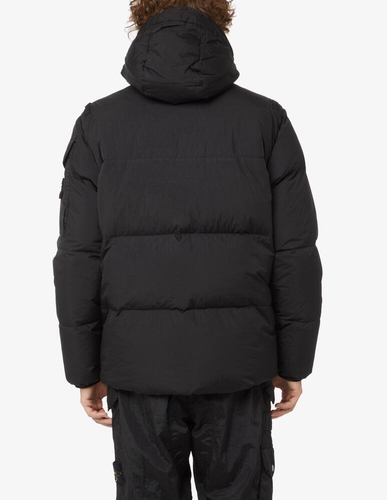 rinascente Stone Island Crinkle down jacket - Black