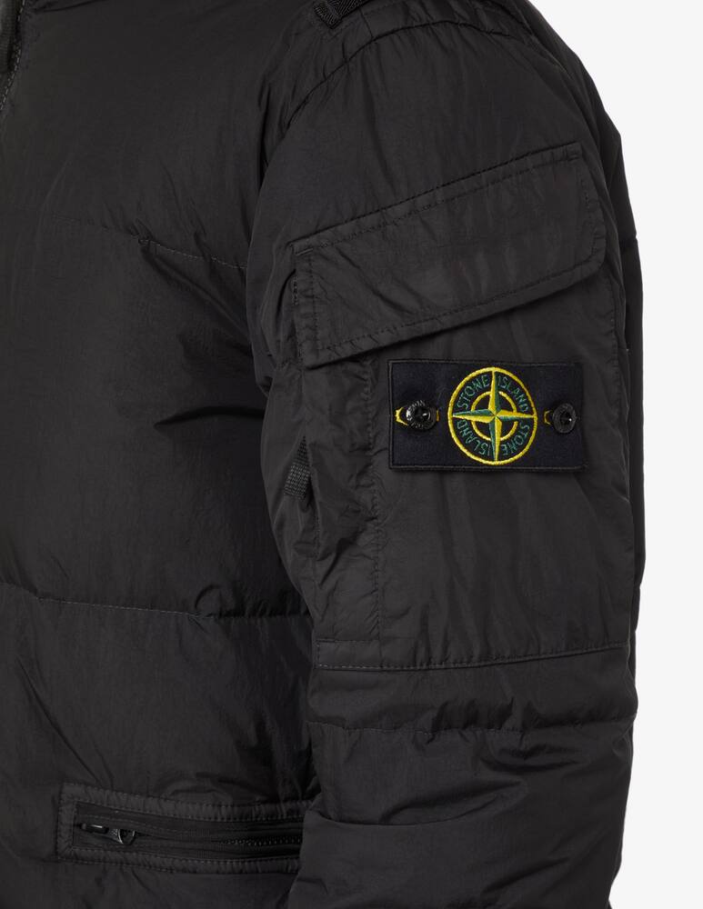 rinascente Stone Island Crinkle down jacket - Black