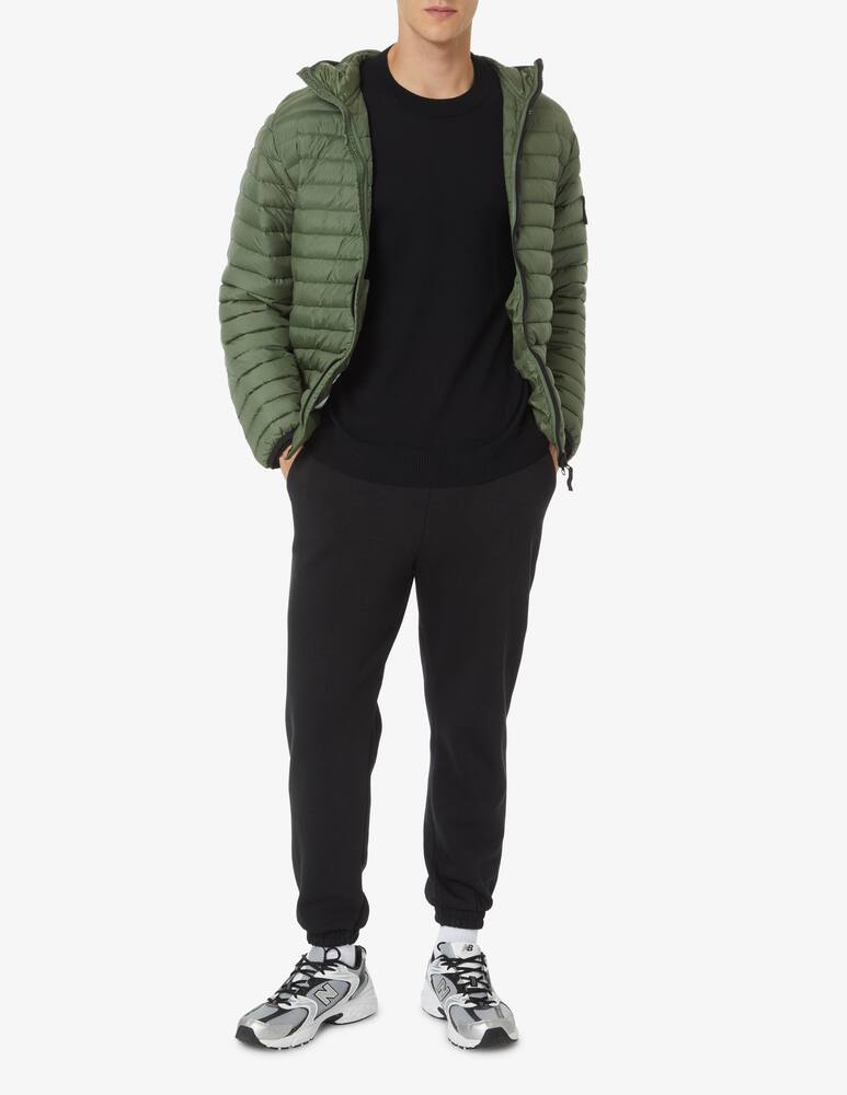 rinascente Stone Island Maglia girocollo in lana merino - Nero