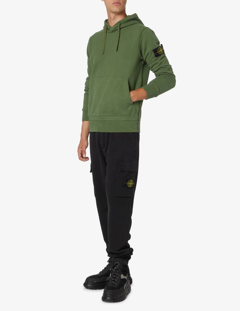 rinascente Stone Island Kangaroo hoodie - Olive