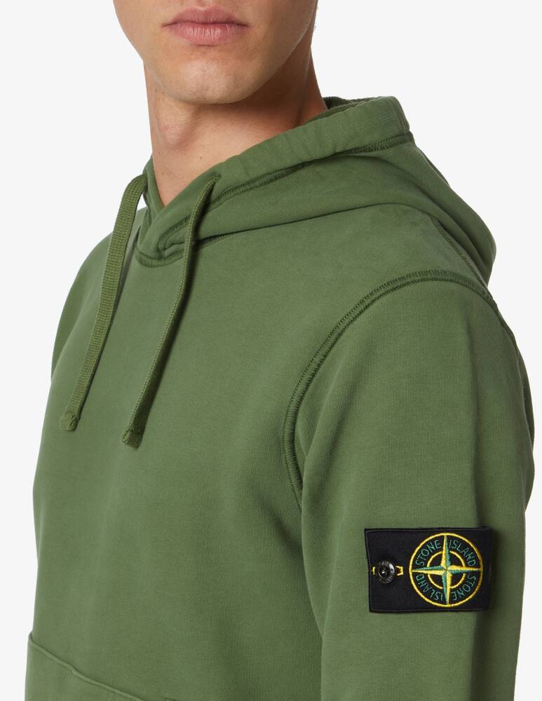 rinascente Stone Island Kangaroo hoodie - Olive