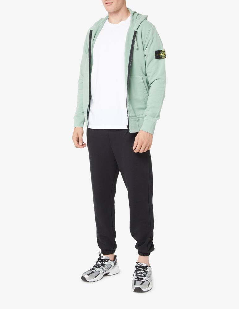 rinascente Stone Island Felpa con cappuccio fzip - Verde