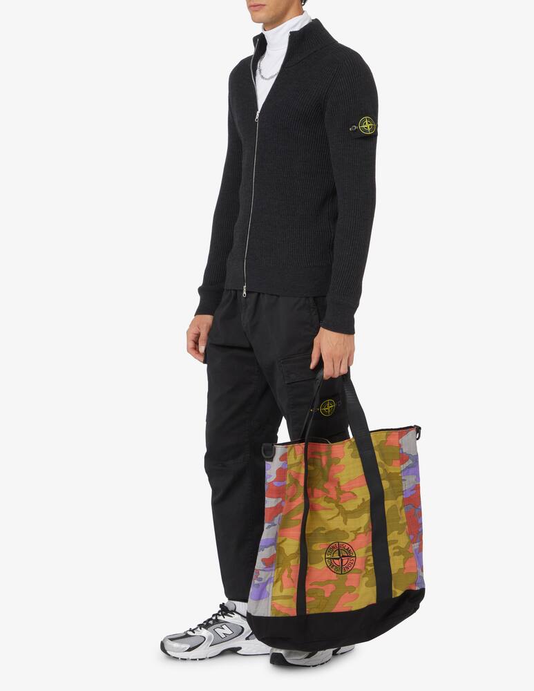 rinascente Stone Island Borsa camo - Nero