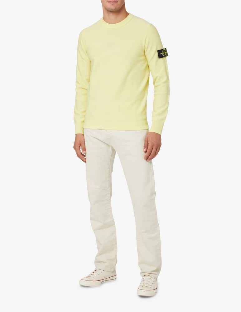 rinascente Stone Island Maglia girocollo in lana  - Giallo