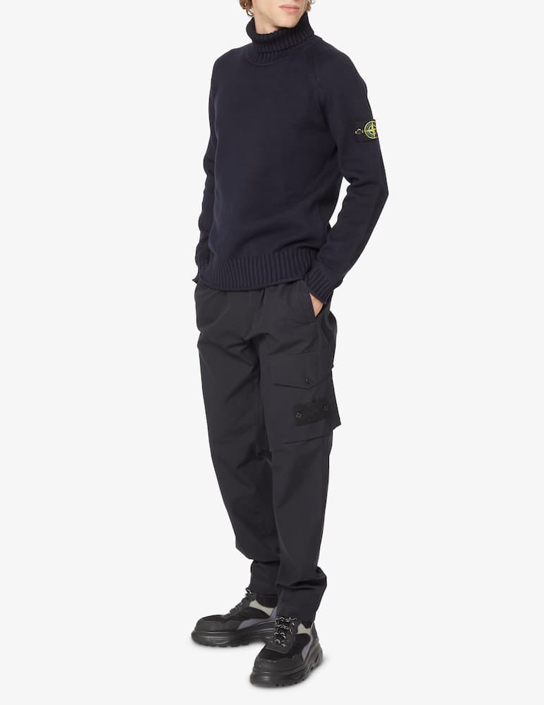 rinascente Stone Island Cotton turtleneck - Blue
