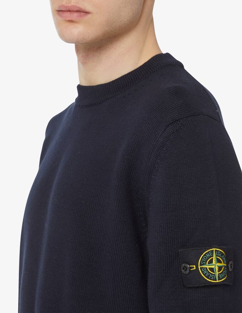 rinascente Stone Island Maglia girocollo in caldo cotone - Blu