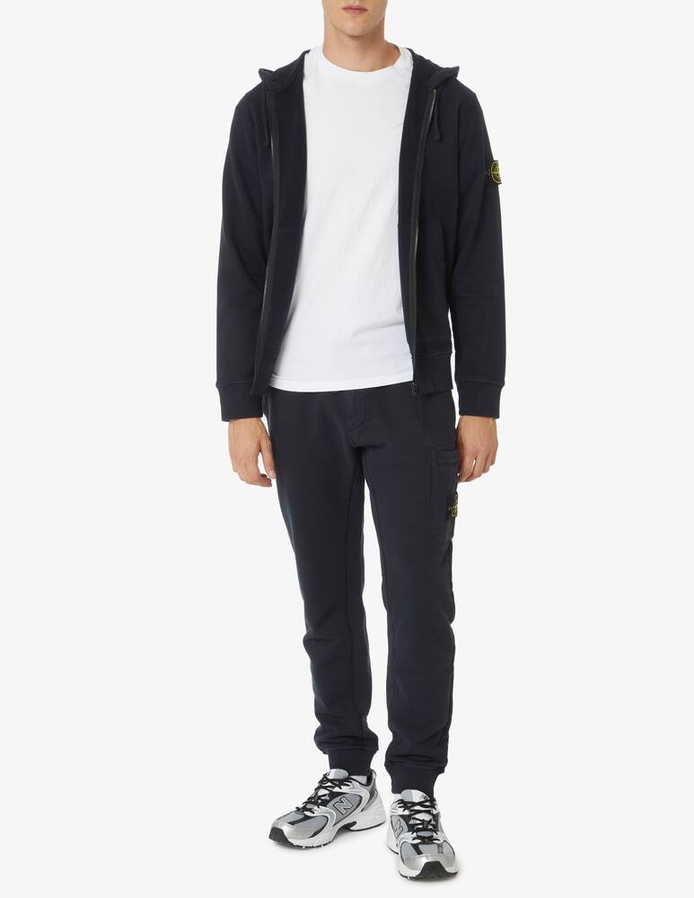 rinascente Stone Island Fzip hoodie - Blue